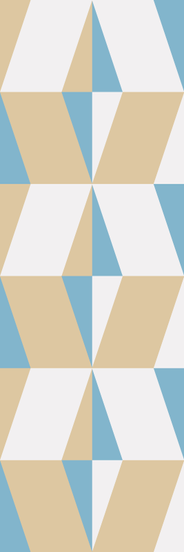 Geometriset minimalistiset muodot toimiston vinyylimatto - Tenstickers