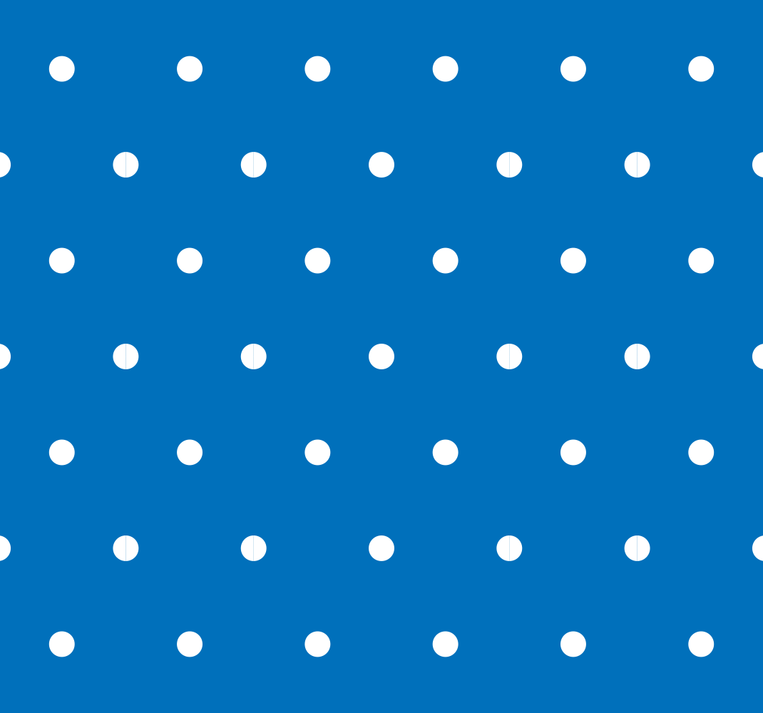 Vinyylimatto makuuhuoneeseen siniset pisteet taustalla - Tenstickers