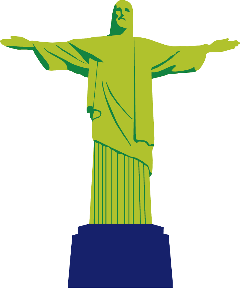 Cristo redentor vinyylimatto makuuhuoneeseen - Tenstickers