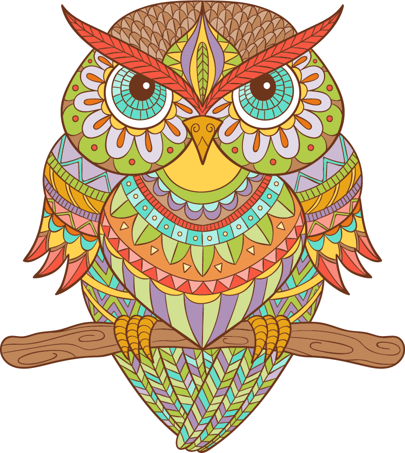 Ave huichol vinyylimatto makuuhuoneeseen - Tenstickers