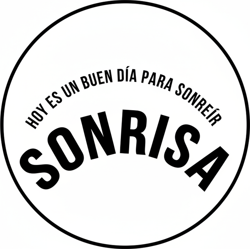 Sonrisa vinyylimatto makuuhuoneen rauhoittavaan tunnelmaan - Tenstickers