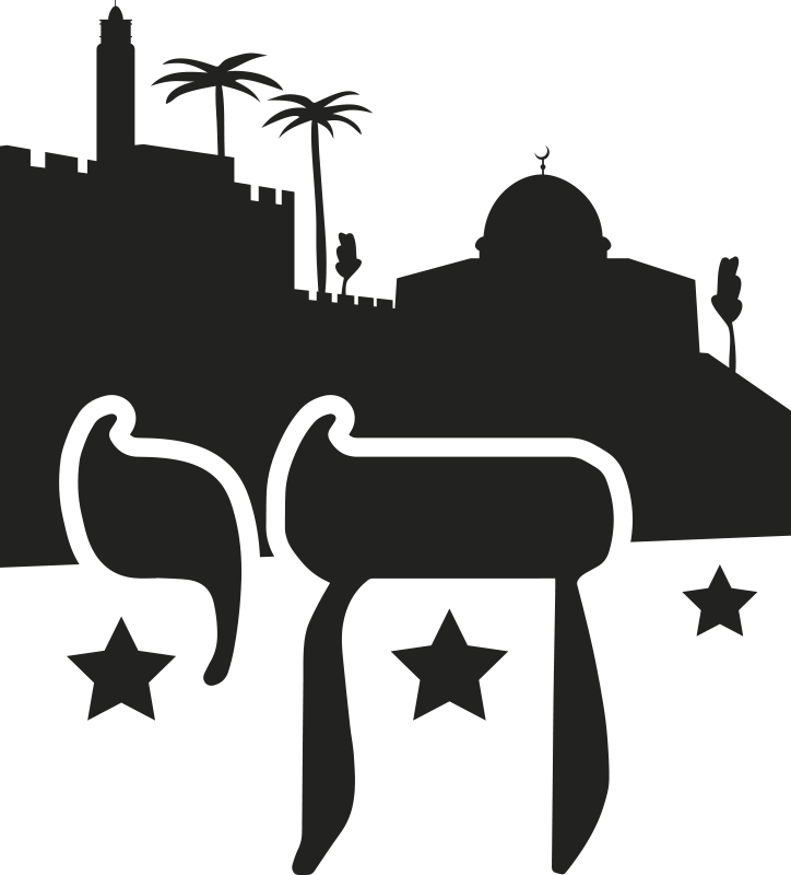 Chai symbol vinyylimatto makuuhuoneeseen - Tenstickers