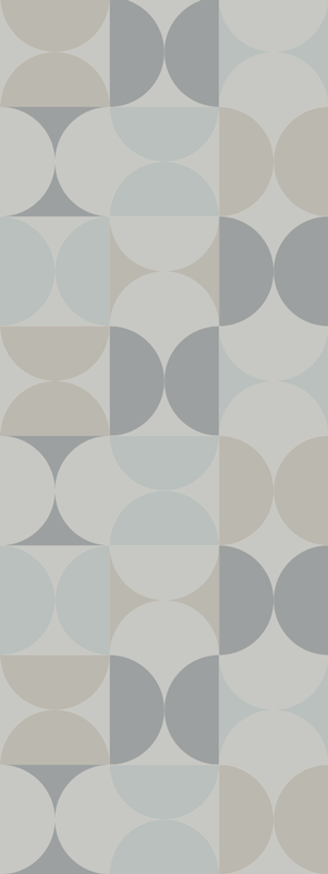 Skandinavia vinyylimatto pastellivärinen geometrinen kuvio - Tenstickers