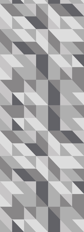 Skandinavia vinyylimatto vaaleanharmaat geometriset neliöt - Tenstickers