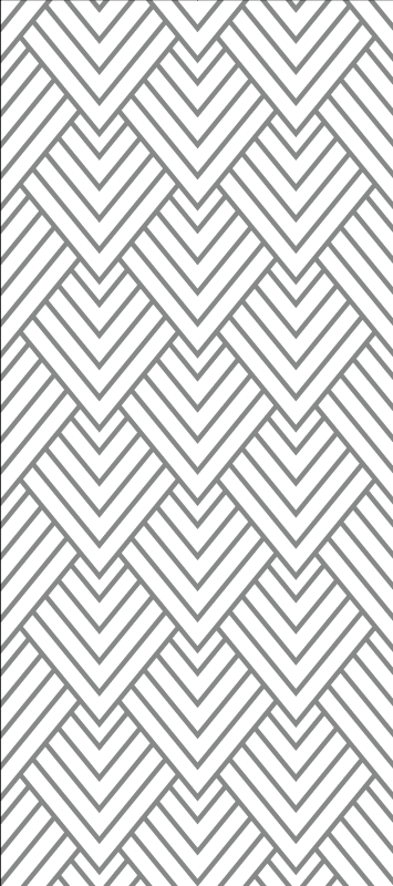 Geometrinen valkoinen kolmiokuvioinen vinyylimatto - Tenstickers