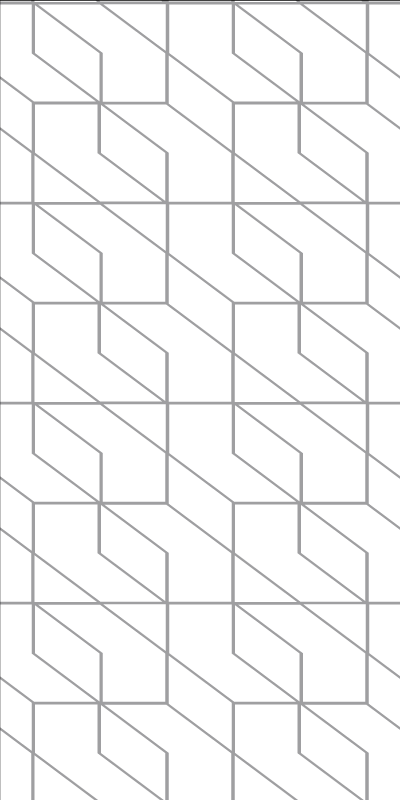 Geometrinen minimalistinen valkoinen neliökuvio vinyylimatto - Tenstickers