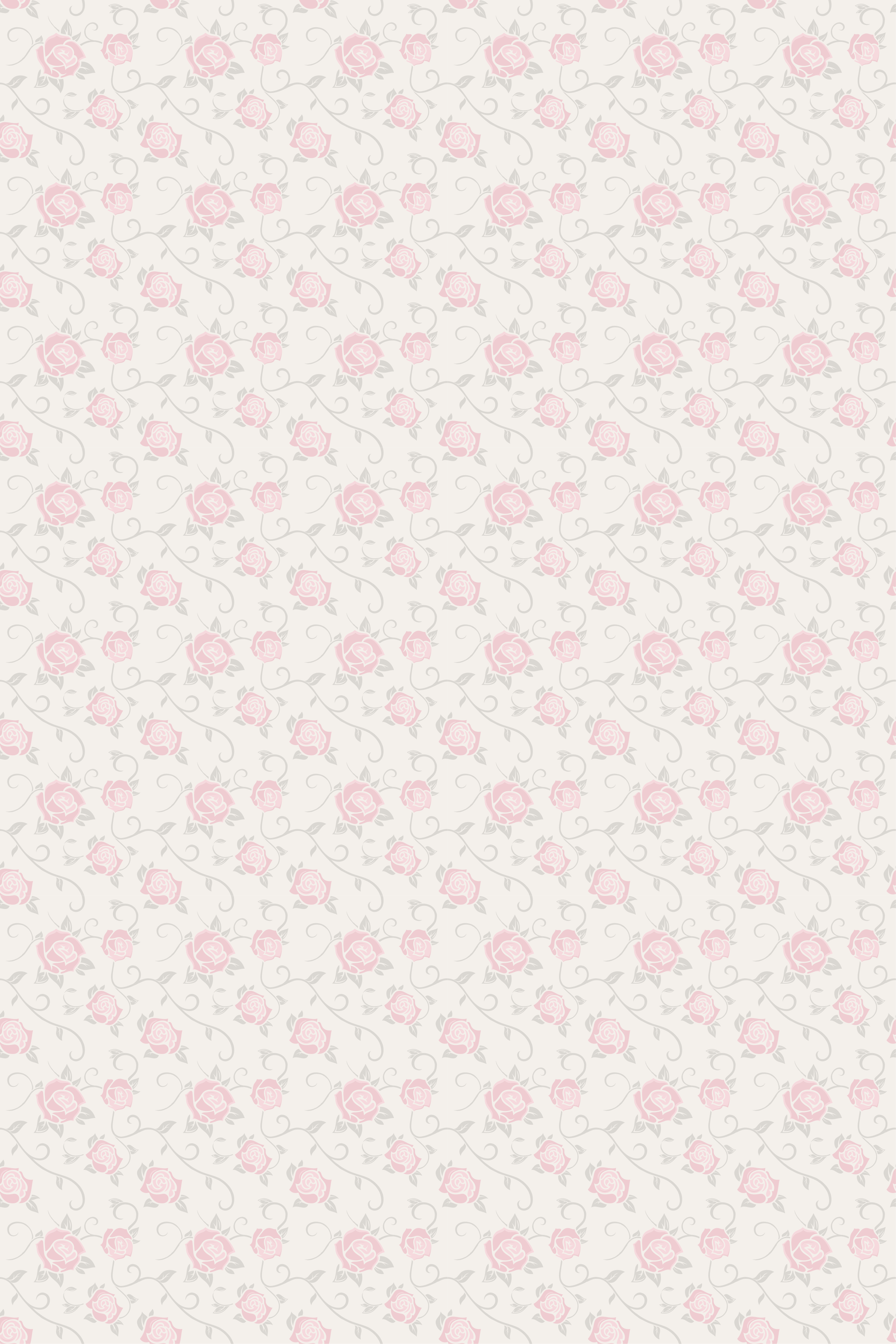 Pienet kukat vintage-tyylillä vinyylimatto - Tenstickers