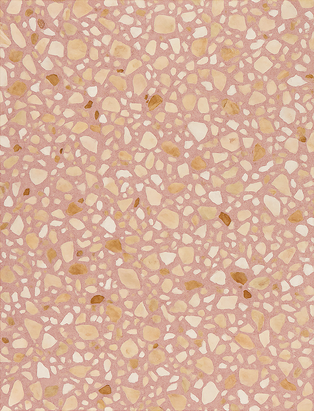 Ruusu maan terrazzo tekstuuri vinyylimatto - Tenstickers