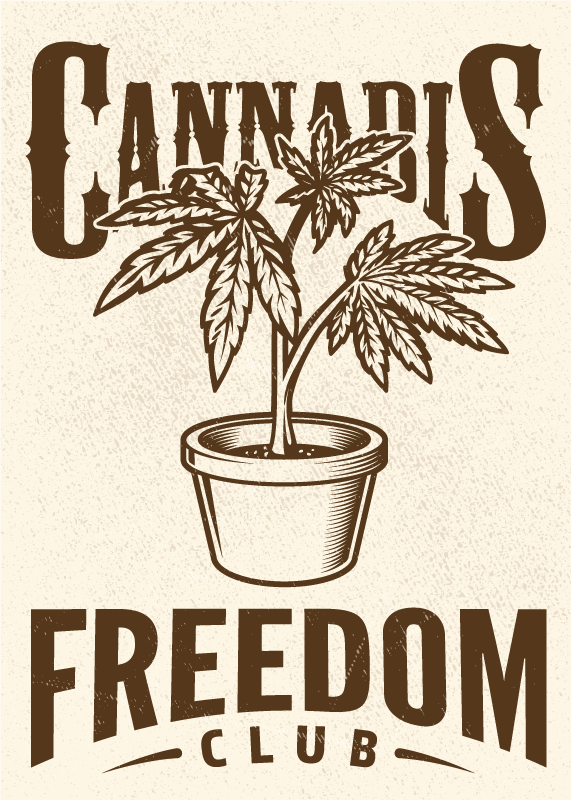 Lauseke vinyylimatto kannabisklubi - Tenstickers