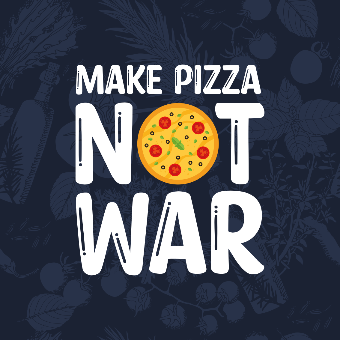Hauskat lauseet tekevät pizzasta vinyylimatto - Tenstickers