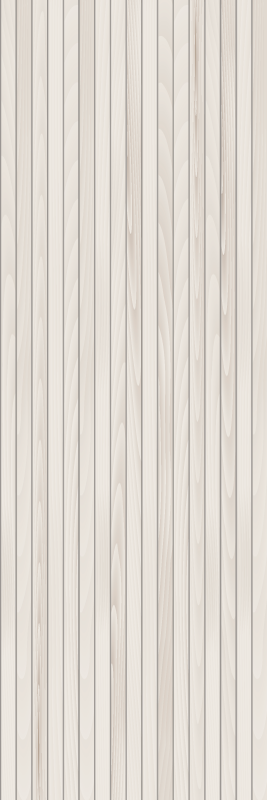 Valkoiset pystysuorat beige puulevyt vinyylimatto - Tenstickers