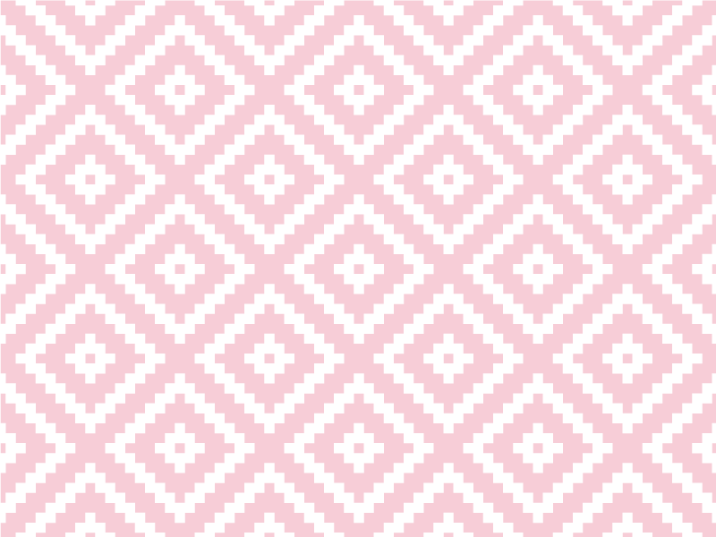 Vaaleanpunaiset neliöt geometrinen kuvio vinyylimatto - Tenstickers
