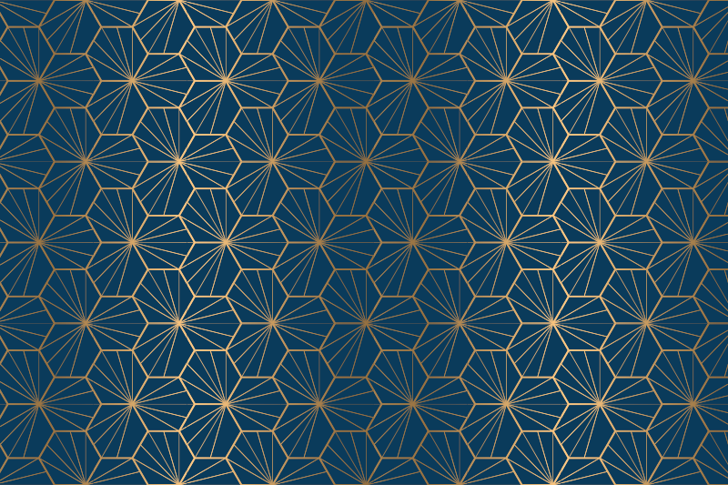 Tyylikäs geometrinen vinyylimatto - Tenstickers