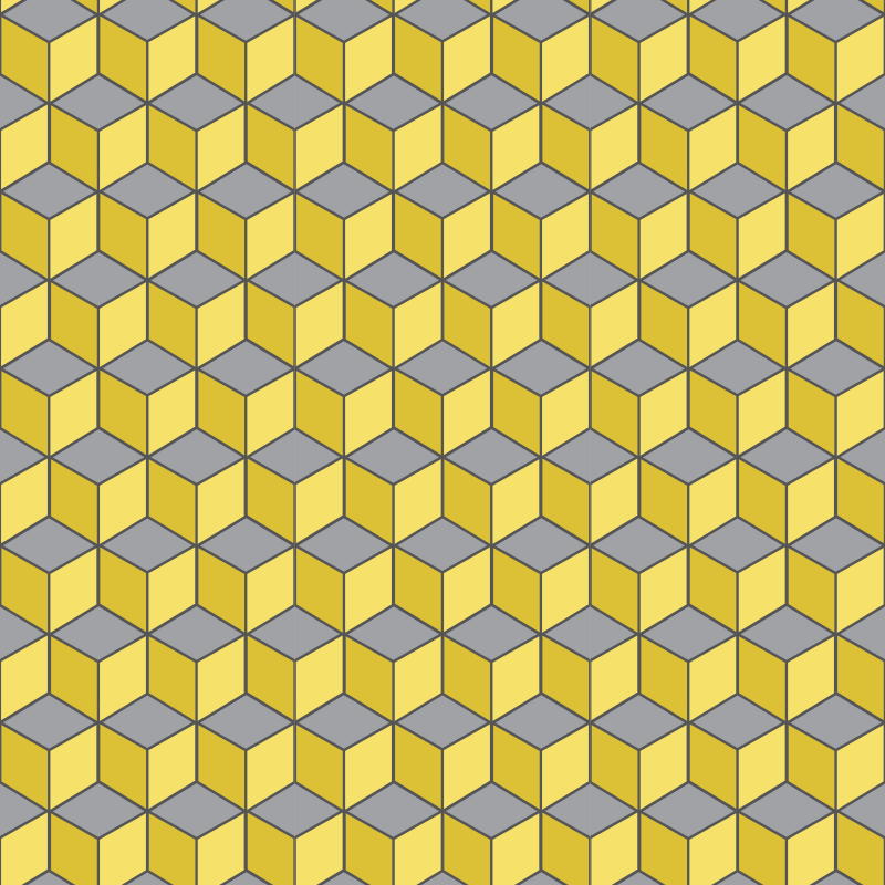 Pantone neliöt geometrinen vinyylimatto - Tenstickers