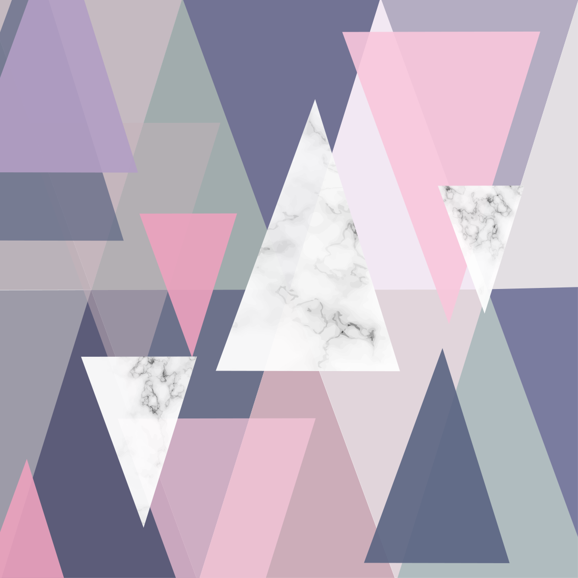 Geometrinen vinyylimatto kolmiot 3d-seinätaide - Tenstickers