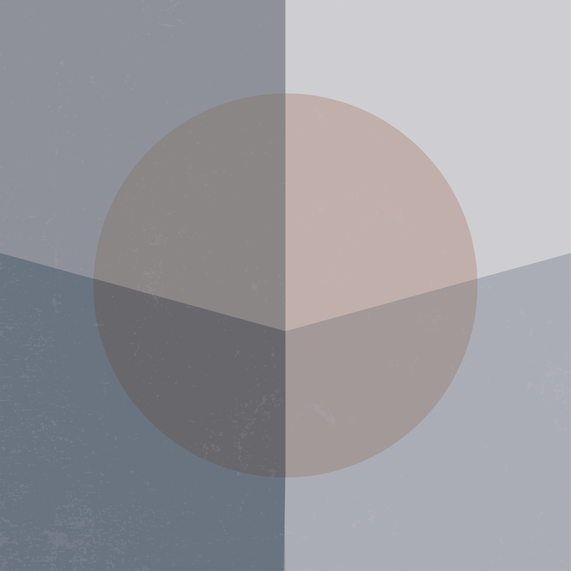 Vaaleanpunainen ja harmaa geometrinen taide - Tenstickers