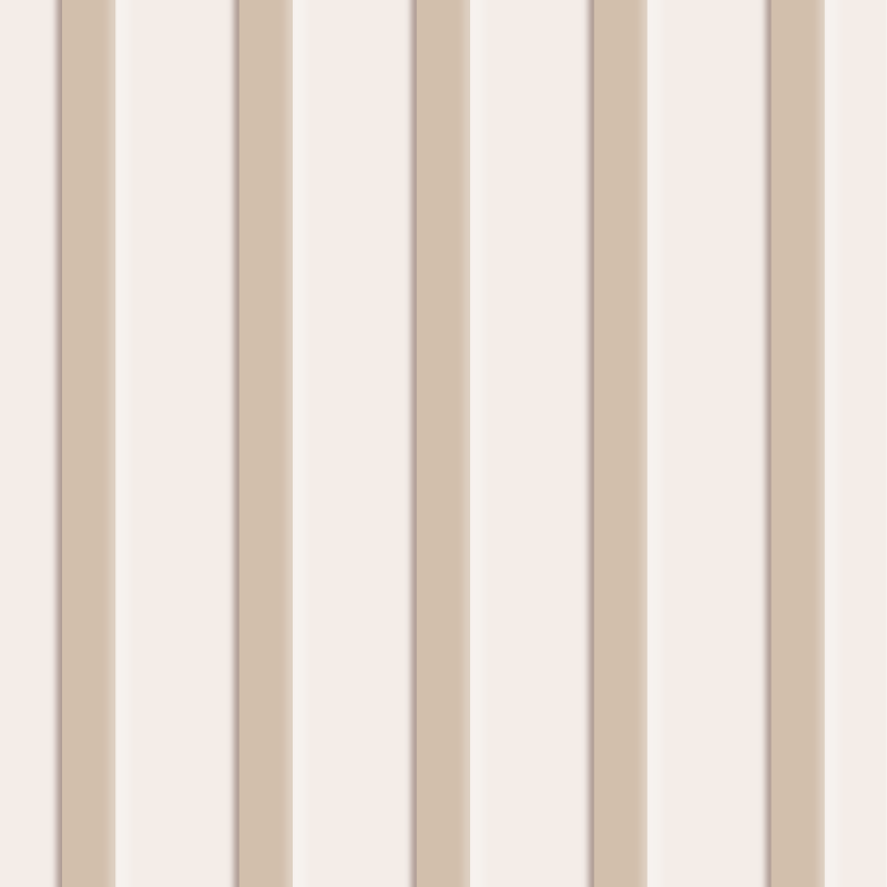 Beige raidallinen käytävän vinyylimatto - Tenstickers