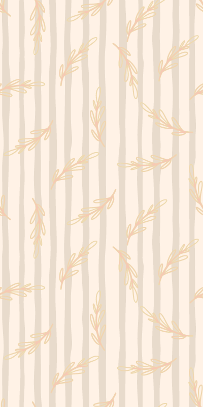 Elegant beige käytävän vinyylimatto - Tenstickers