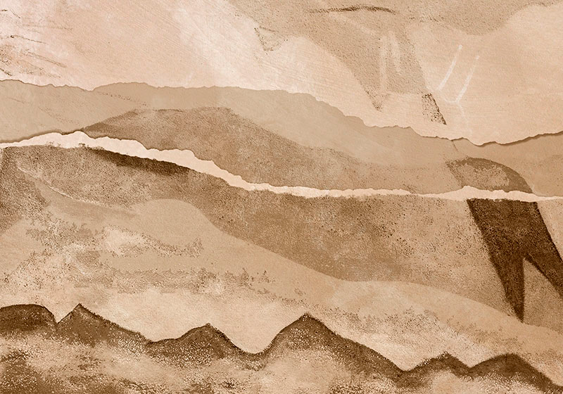 Beige vinyylimatto paperisuikaleet - Tenstickers