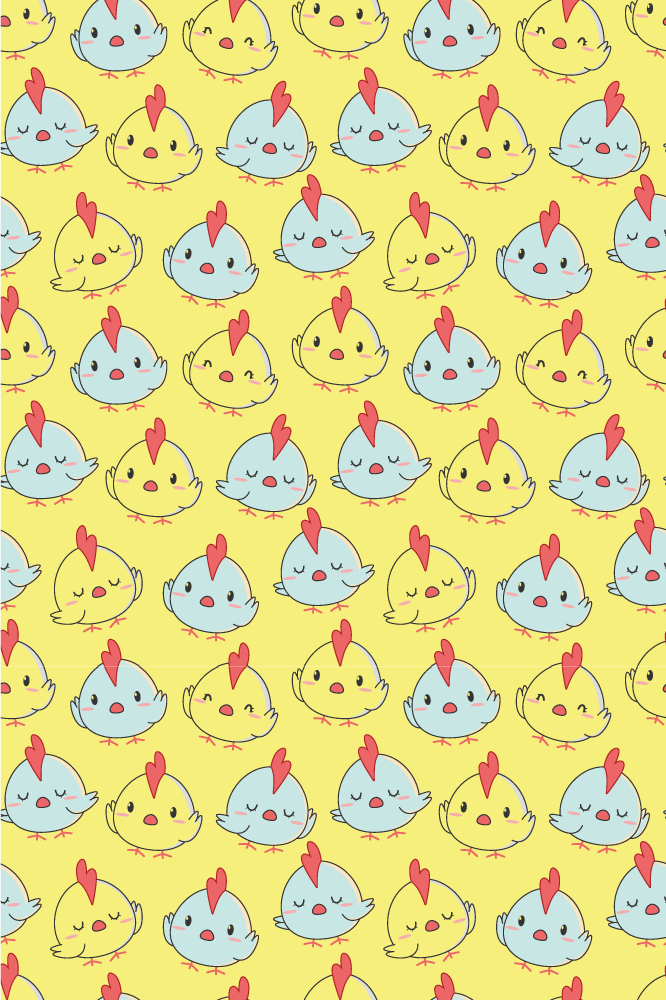 Keltainen vinyylimatto tipuaiheella - Tenstickers