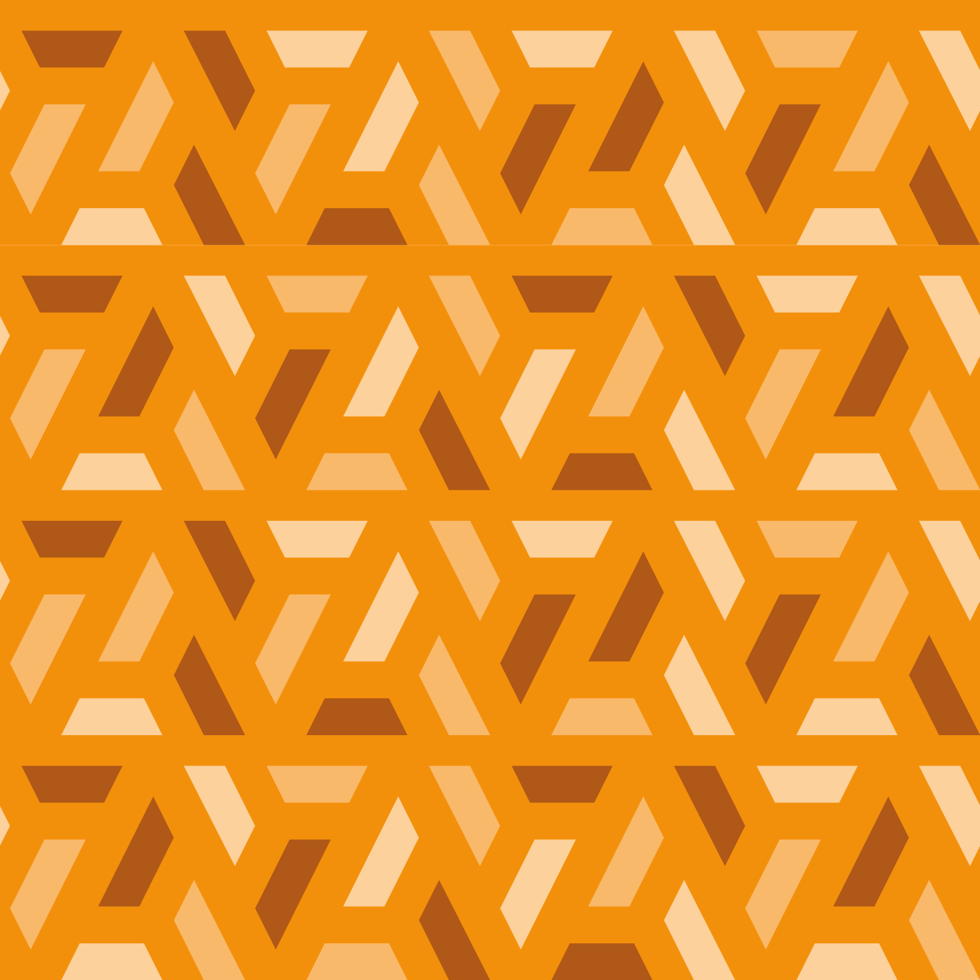 Oranssi vinyylimatto geometriset oranssit sävyt - Tenstickers