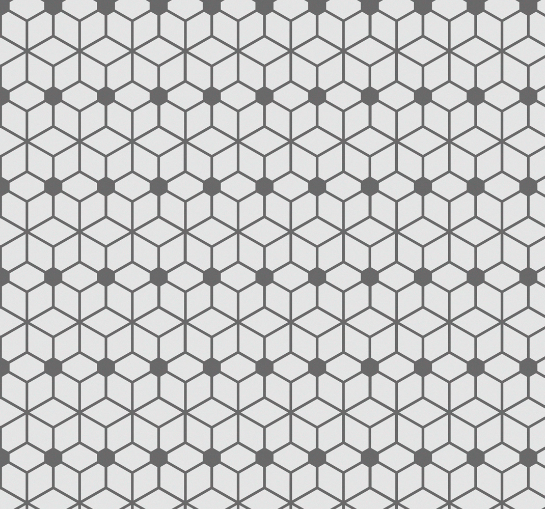 Parvekkeen vinyylimatto harmaa mosaiikki - Tenstickers
