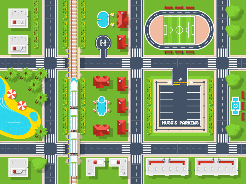 Ihmeellinen henkilökohtainen pysäköintivinyylimatto - Tenstickers