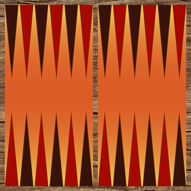 Hämmästyttävä backgammon-lautapelin vinyylimatto - Tenstickers