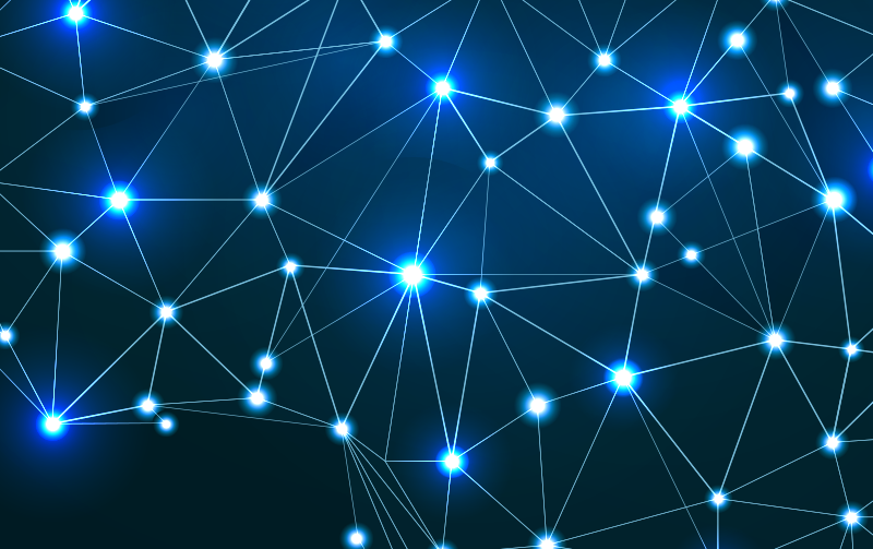 Ihana monikulmainen twinkles kartta vinyyli matto - Tenstickers