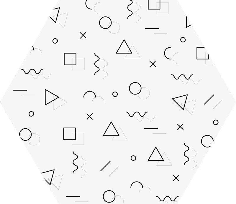 Abstrakti geometria vinyylimatto geometrinen - Tenstickers