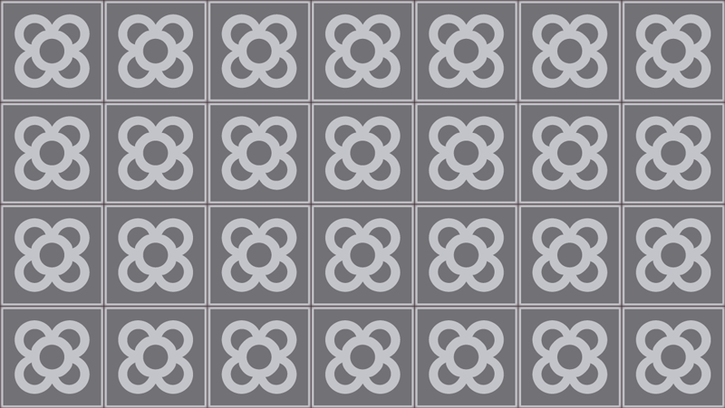 Matto pvc panot barcelona mosaiikki - Tenstickers