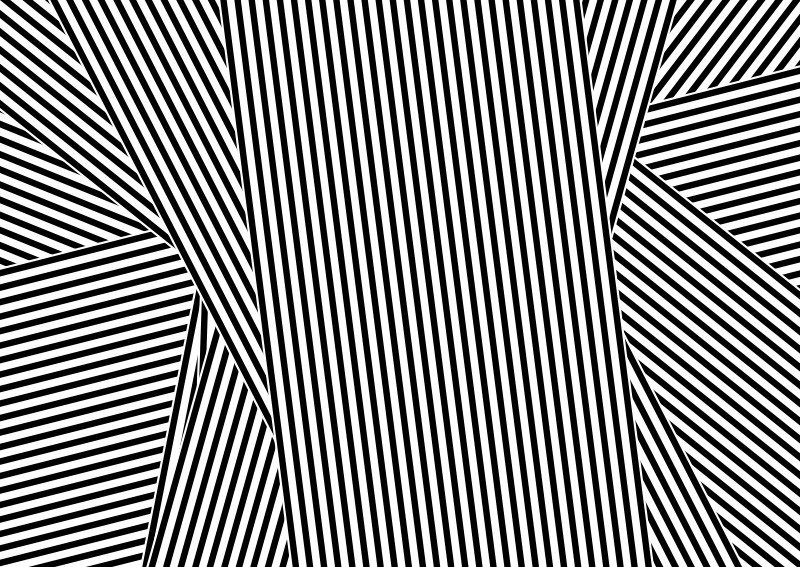 Mustavalkoiset raidat vinyylimatto kylpyhuoneeseen - Tenstickers