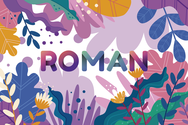 Upea trooppinen kukka vinyyli matto nimellä - Tenstickers