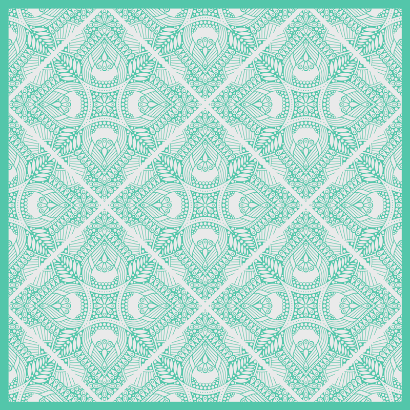 Koristeellinen laatta makuuhuone vinyylimatto - Tenstickers