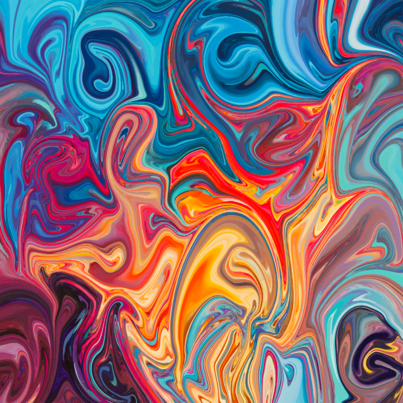 Alkuperäinen neliö Tekstuuri vinyylimatto - Tenstickers