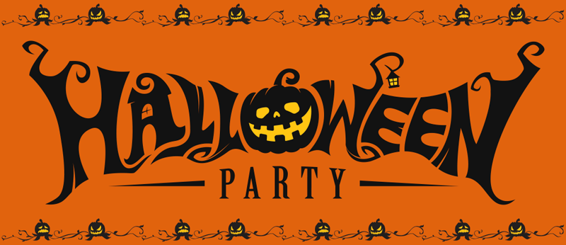 Hallowen-juhlat halloween vinyylimatto - Tenstickers