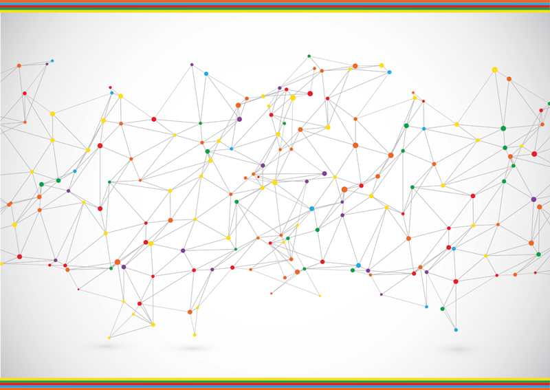 Geometriset liitokset vinyylimatto geometrinen - Tenstickers
