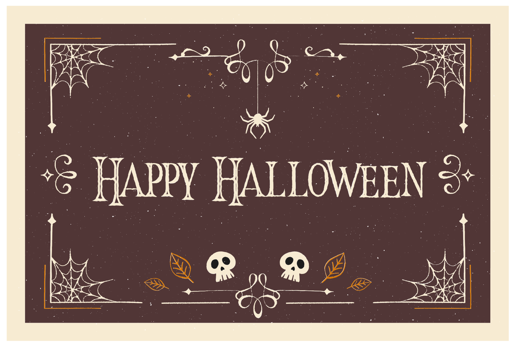 Halloween-juhlan teema halloween vinyylimatto - Tenstickers