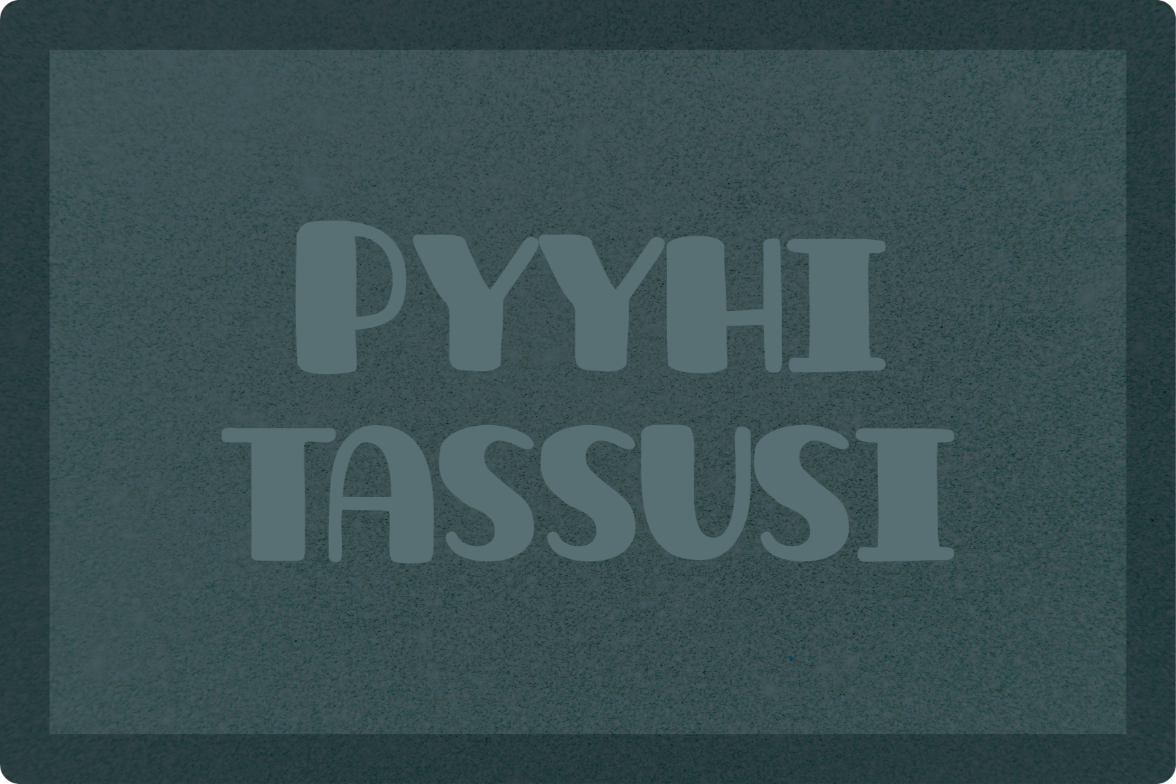 Pyyhi tassut lauseke vinyylimatto - Tenstickers