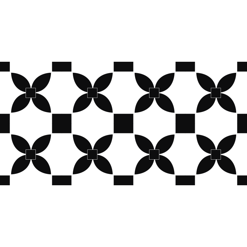 Yksivärinen laatoitus vinyylimatto keittiöön - Tenstickers