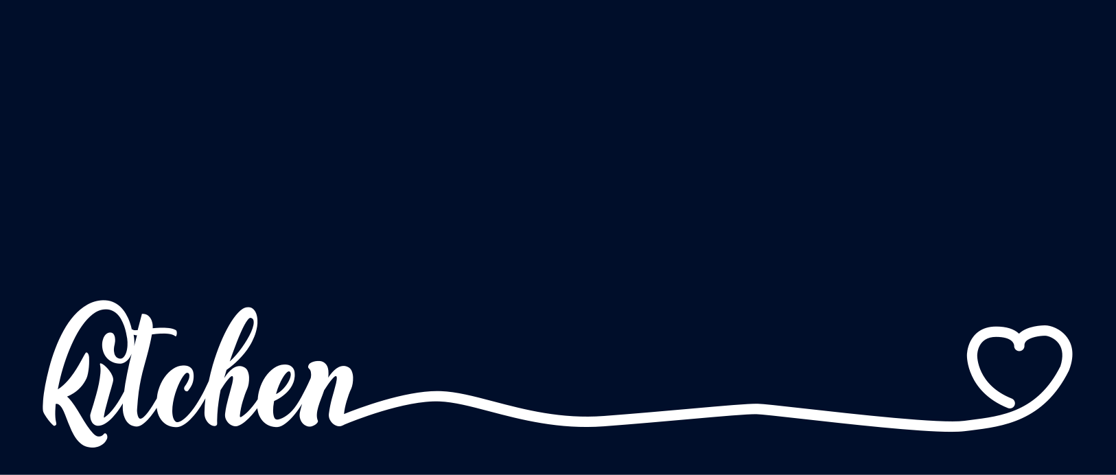 Vinyyli matto keittiö ja sydän lauseke vinyylimatto - Tenstickers