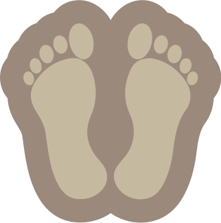 Vinyylimatot kylpyhuoneen jalanjäljet moderni vinyylimatto - Tenstickers