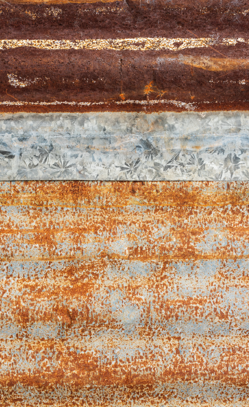 Vanha ruosteinen vinyylimatto retro - Tenstickers