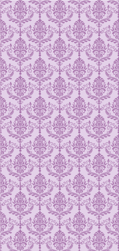 Koristeellinen väri malva vinyylimatto retro - Tenstickers