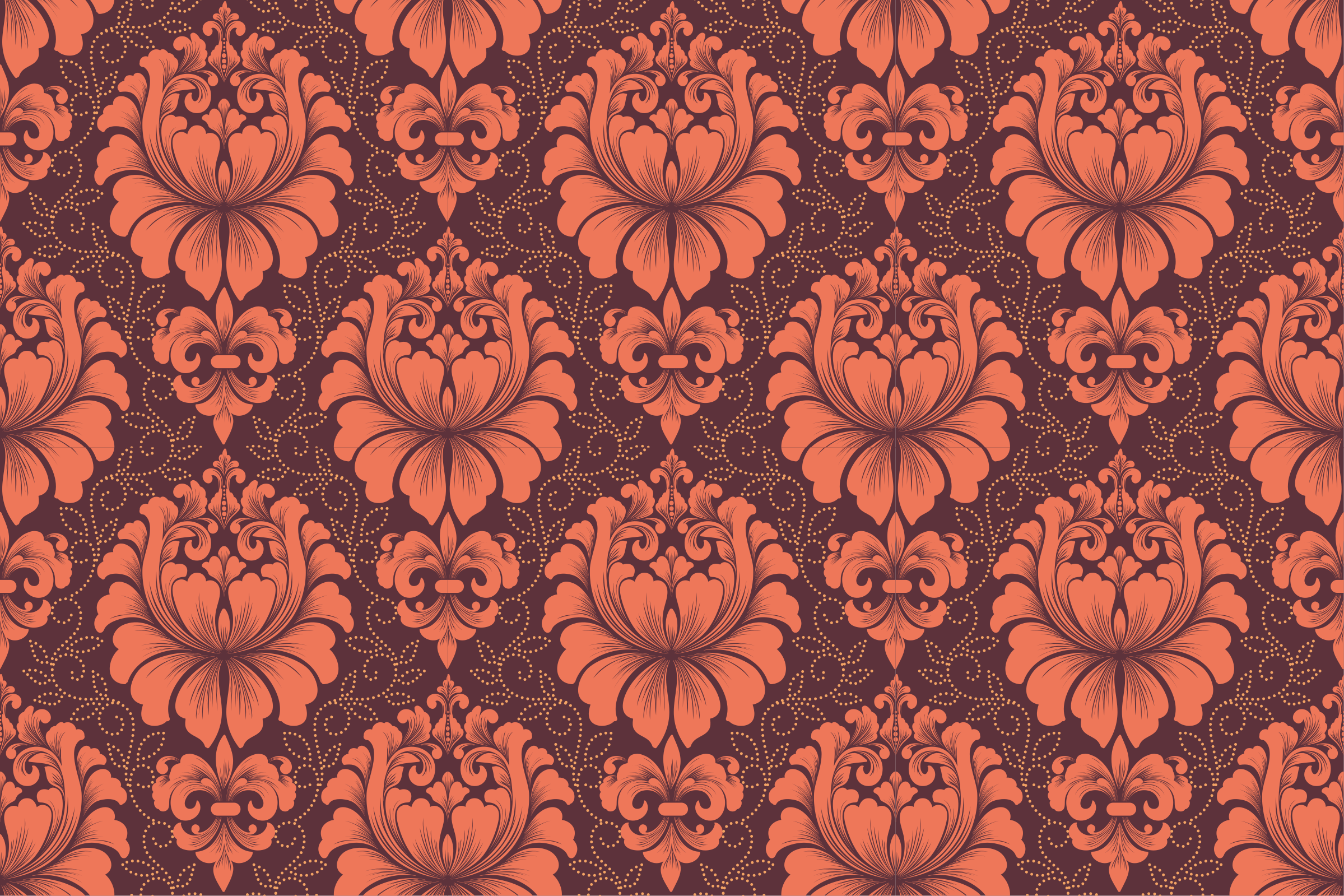 Koristeellinen symmetria vinyylimatto mandala - Tenstickers