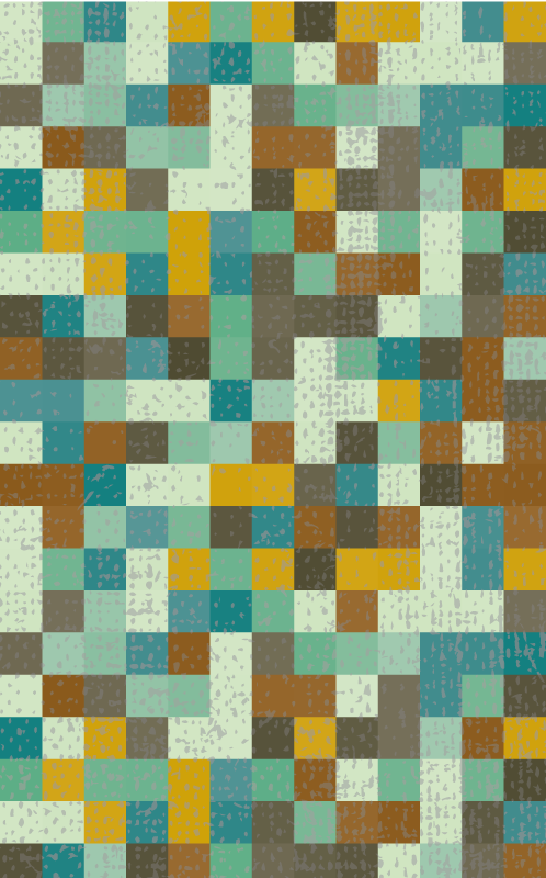 Olohuoneen vinyylimatot säännölliset neliöt moderni vinyylimatto - Tenstickers