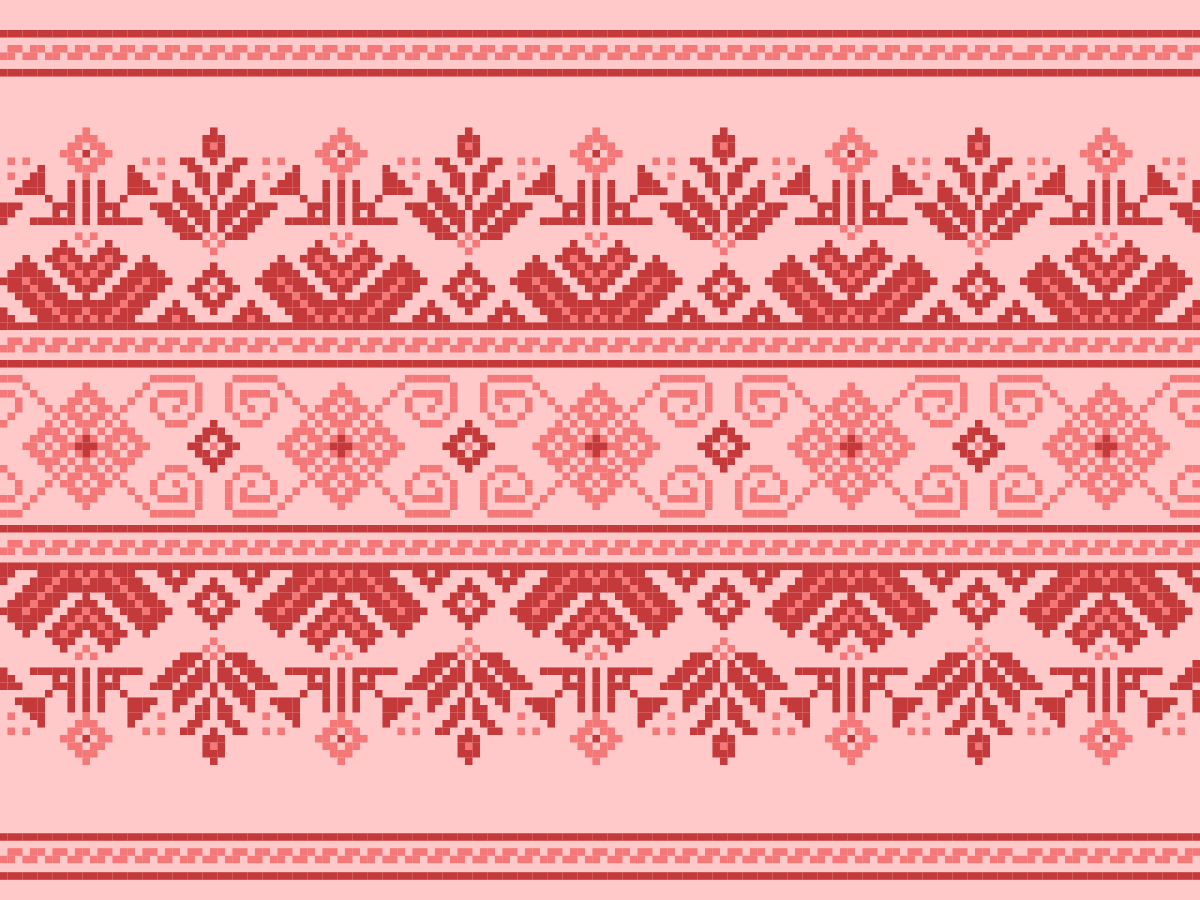 Etninen koristekuvio vinyylimatto mandala - Tenstickers