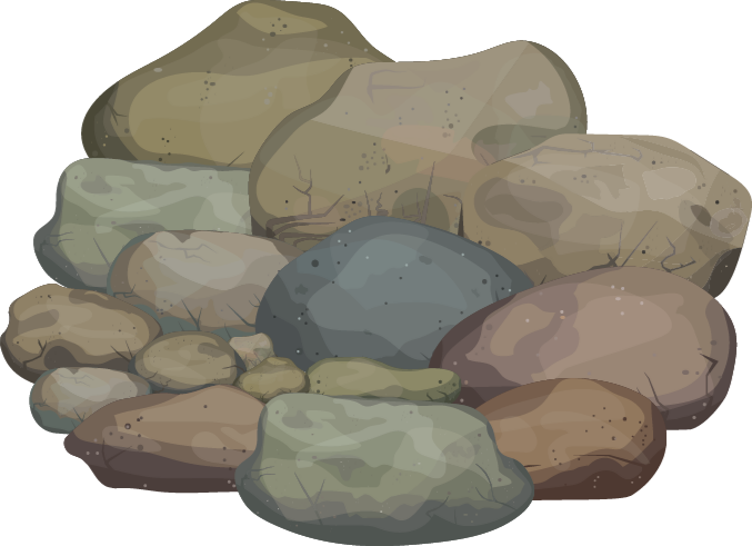 Kivi kuva vinyylimatto kivinen - Tenstickers