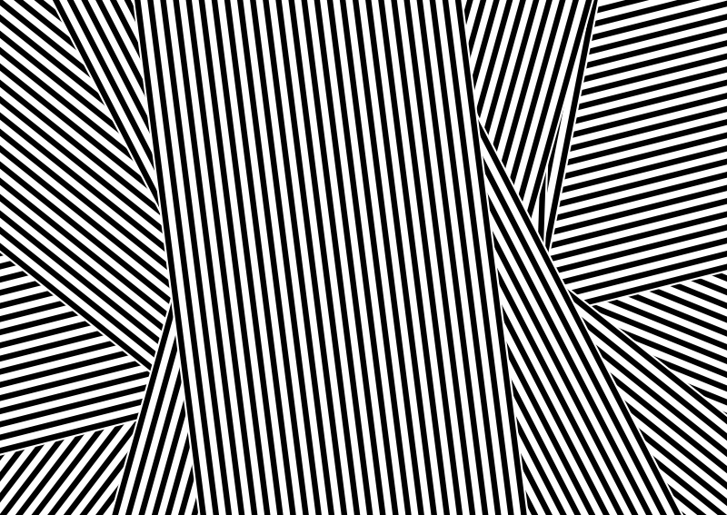 Optinen loimi vinyylimatto raidallinen - Tenstickers