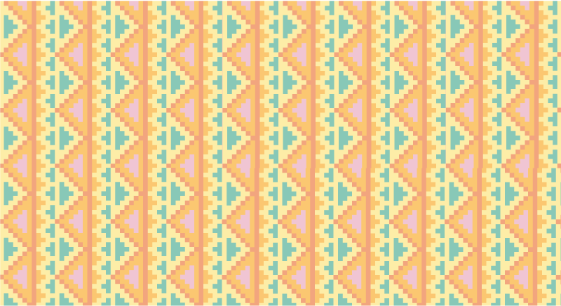 Heimokuvioinen sisustus vinyylimatto geometrinen - Tenstickers